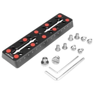 160mm/6.3" Telescope Rail Bar Vixen Style Dovetail Mounting Plate, with M6 1/4" 3/8" Camera Screw for Telescope Saddle Mount Base OTA Equatorial Head Tripod Adapter Sky...