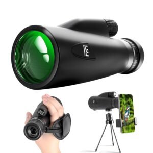 8-30x50 Monocular Telescope with Smartphone Holder, Hand Starp & Tripod, High Powered FMC & BAK4 Scope, Birthday Gifts for Men Dad Him Husband Teen, Gifts for Fathers Day,...