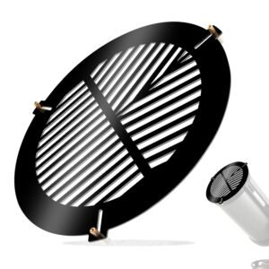 Astromania Bahtinov Mask Focusing Mask for Telescopes - FM200mm for a Tube Outer Diameter (OD) from 215mm-260mm - can be Mounted with The Brass Screws Inside or Outside The...