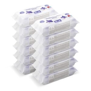 by Amazon Sensitive Baby Wipes 672 Wipes, Unscented, 12 Pack of 56