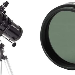 Celestron 21049 Powerseeker 127EQ Reflector Telescope & 94119-A 1.25 Inch Moon Filter
