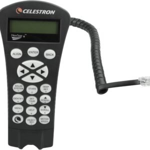 Celestron 93982 NexStar+ Hand Control, Compatible with all Equatorially Mounted (EQ) NexStar Telescopes, Black