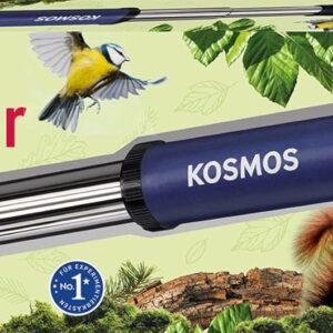 Kosmos ‎676872 Telescope - Discover Your World, Lens Telescope with 12x Magnification. Sturdy Metal Eyepiece Focuser. For Children from 8 Years with Tips for Use and Observations