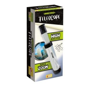 Lisciani - I'M A GENIUS - Micro-Telescope - Toy for Scientific Experiments for Children aged 7 and over - Portable Telescope - High Resolution - Super 8x Zoom - Birthday Gift Idea