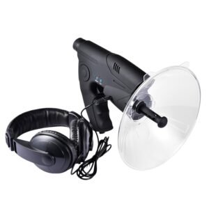 Long Distance Listening Device, Parabolic Microphone Spy Device, Listening Device for Long-Distance Bird Sound - Digital Device for Eavesdropping Distant Spies