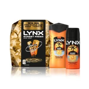 Lynx Gift Set Sunset Fresh Win Big with a body wash and body spray for a chance to win FIFA World Cup 2026™ tickets 2 piece