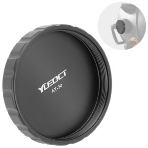 Metal Dust End Cap with 2" x24 SCT Female Thread for SCT Schmidt Cassegrain Telescope, External Cover for 2" x24 SCT Visual Back OTA Telescopes Reducer Corrector Lens