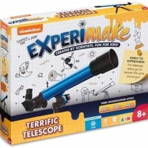 Nickelodeon Experimake Terrific Telescope For Children From 8 Years Stars Watching Kids Telescope Sky Watching Star Gazing Night Sky Science Learning Children Discovery Toys Gift