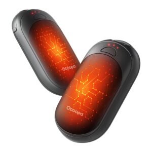 OCOOPA UT3 Lite Magnetic Hand Warmers Rechargeable 2 pack, Electric Handwarmers Ultra Thin Light Portable for Pocket Gloves,3 Levels Heat, Up to 8 hrs, UL Certified,Idea Tech...