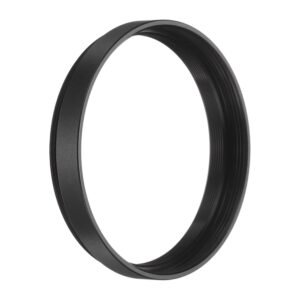 PATIKIL 5mm Telescope Extension Tube, M42 x 0.75mm on Both Sides Aluminum Alloy Lens Adapter Ring Extension Tube for Camera Eyepiece Telescope Accessory, Black