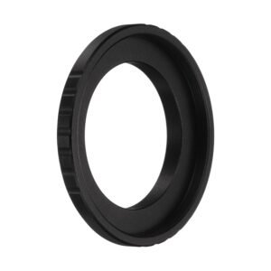 PATIKIL Telescope Adapter M54 x 0.75 mm Male to M42 x 0.75 mm Female Thread, Aluminum Alloy Lens Step Up Ring for Camera Telescope Binocular, Black 10mm