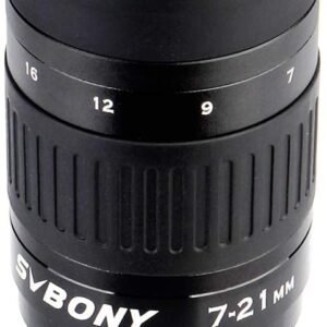 Svbony SV135 Zoom Telescope Eyepiece, 1.25inch 7-21mm Zoom Eyepiece for Telescope, FMC 6 Element 4 Group Telescope Lens, Telescope Accessories for Planetary Moon Astronomy...
