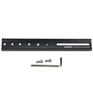 Svbony SV219 Universal Dovetail, 300mm Dovetail Mounting Plate Metal Rails Telescope Accessories Compatible with Vixen-Style Saddle